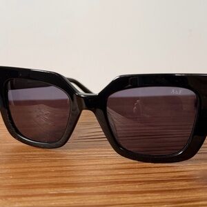 Abercrombie & Fitch Glossy Black Sunglasses
